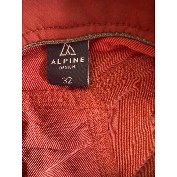 Alpine Design Mens Modern Red Shorts Size 32 Nylon/Polyester/Spandex - Picture 4 of 12